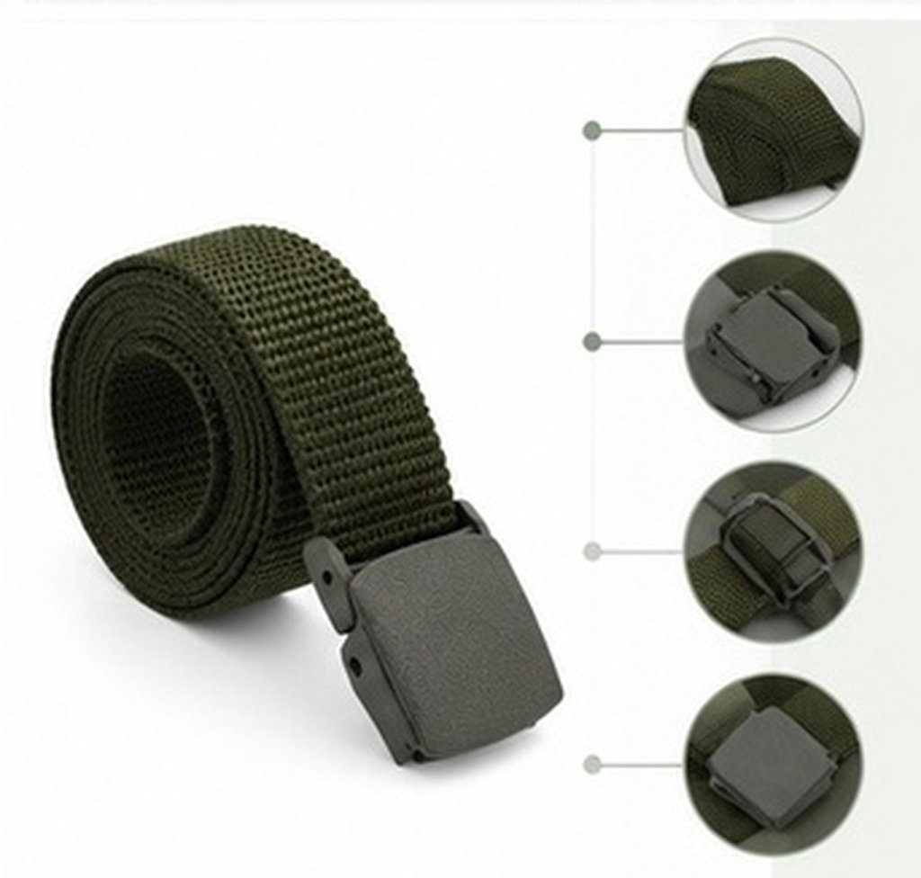 Outdoor Sports Adventure - Cinto Tático de Nylon Ajustável para