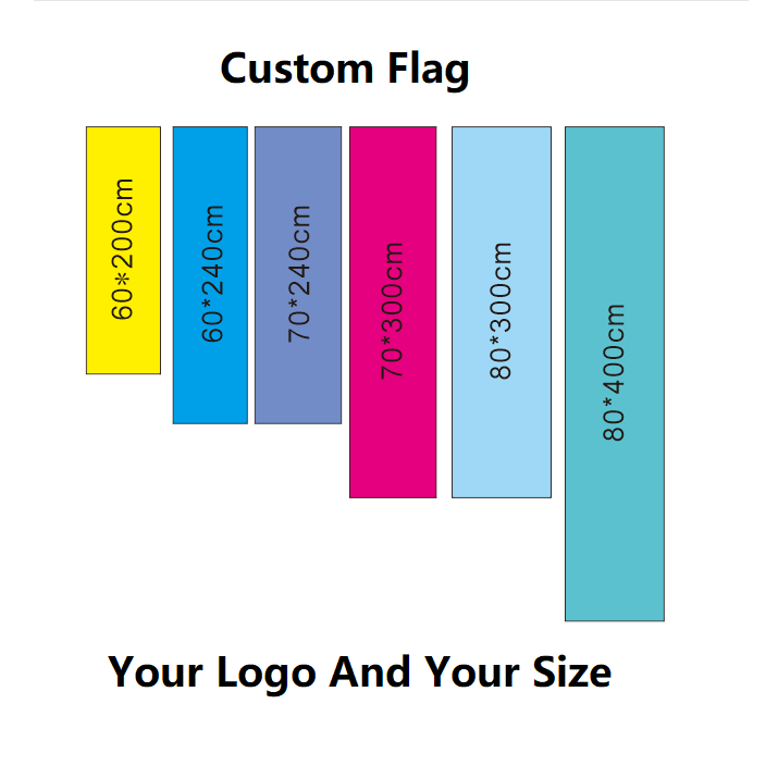 Outdoor Sport Club - Bandeira de banner personalizada 2x8FT 60X240cm