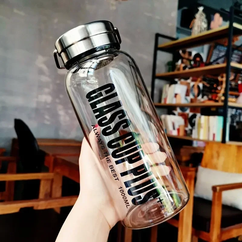 Garrafa de Água de Vidro 2L co - Outdoor Sport Glass Water Bottle avaliação e preço